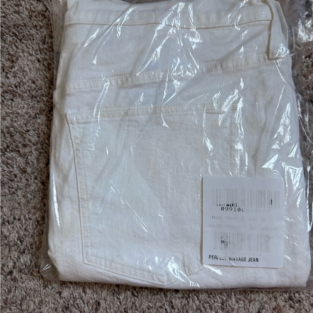 Madewell White Perfect Vintage Jeans 33